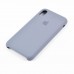 Силіконовий чохол для iPhone Xr (6.1), колір grey blue миниатюра 2