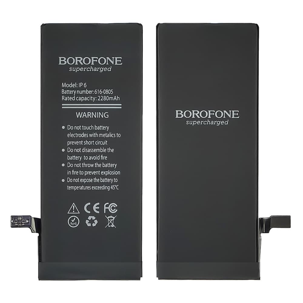 Акумулятор iPhone 6, 2280mAh, Borofone Ultra фото 1