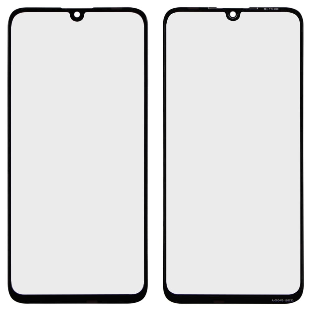 Скло корпусу для Huawei Honor 10 Lite + OCA, колір чорний фото 1