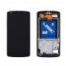 Дисплей LG Google Nexus 5 D821 (D820, D822) с тачскрином в сборе, цвет черный, в рамке миниатюра 1