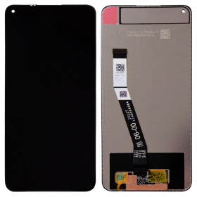 Дисплей для Xiaomi Redmi Note 9 4G/Redmi 10X 4G с тачскрином в сборе, оригинал китай,  цвет черный, без рамки