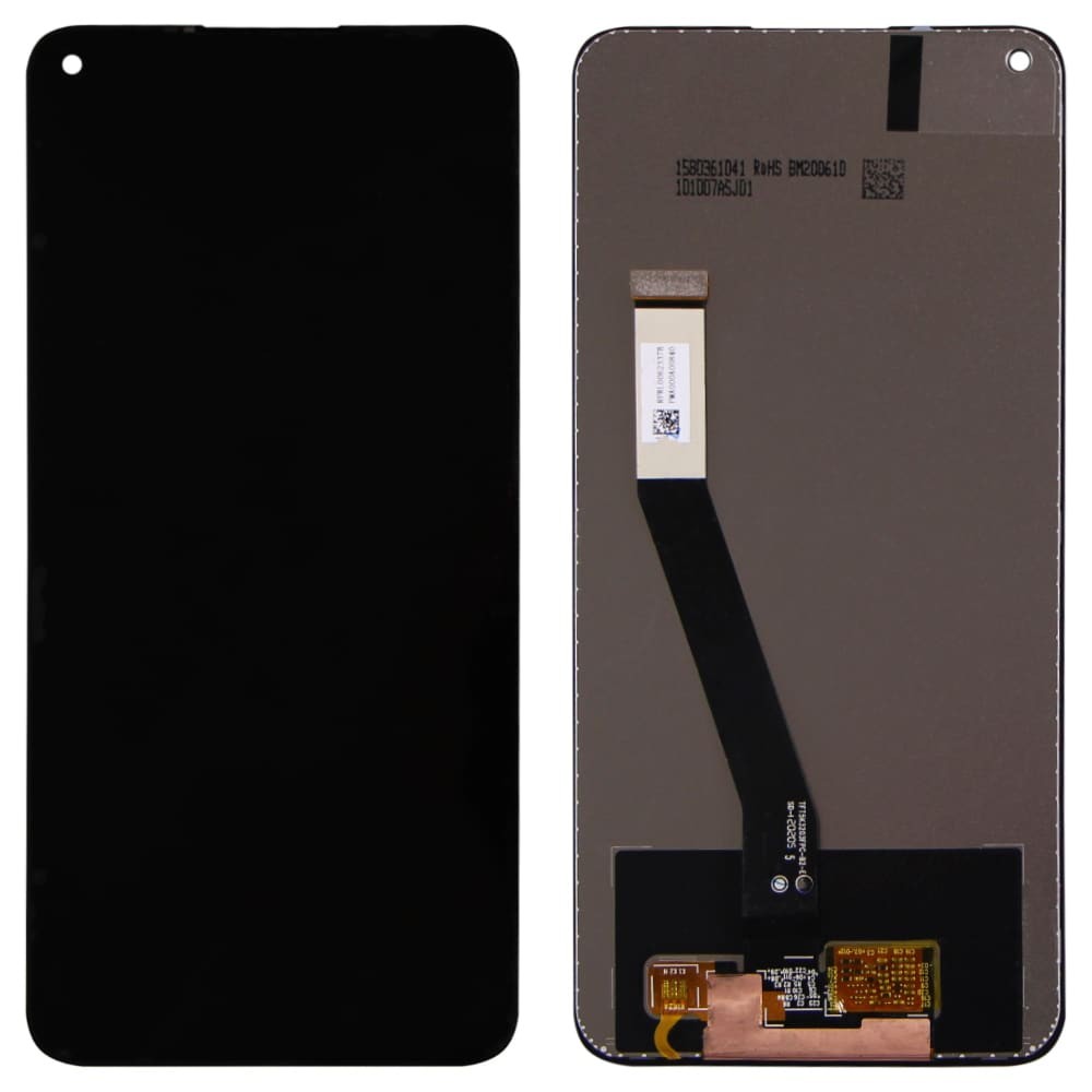 Дисплей для Xiaomi Redmi Note 9 с тачскрином в сборе, цвет черный, оригинал фото 1