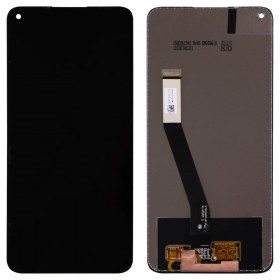 Дисплей для Xiaomi Redmi Note 9 /Redmi 10X 4G с тачскрином в сборе, оригинал,  цвет черный, без рамки