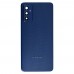 Задня кришка для Samsung Galaxy M52 2021 M526B, зі склом камери, колір синій миниатюра 1