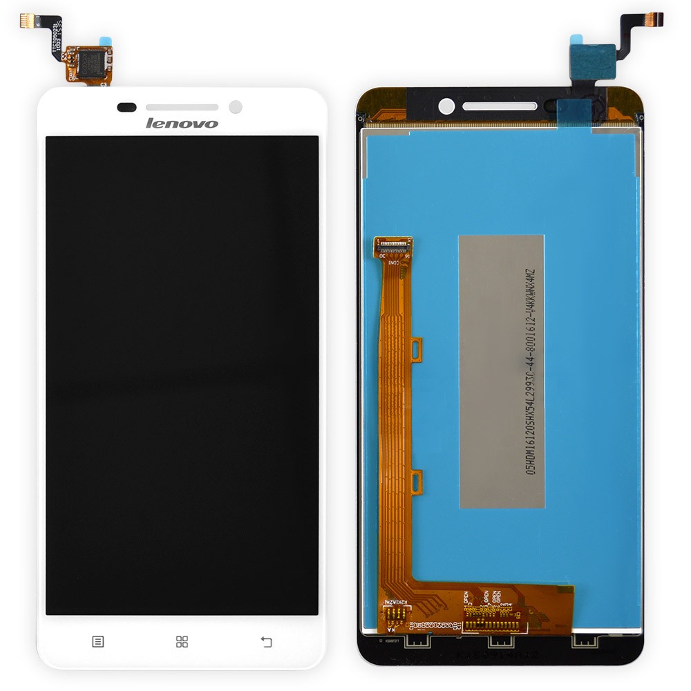 Дисплей Lenovo A5000 с тачскрином в сборе, цвет белый фото 1