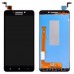 Дисплей для телефона Lenovo A5000 с тачскрином в сборе, цвет черный миниатюра 1