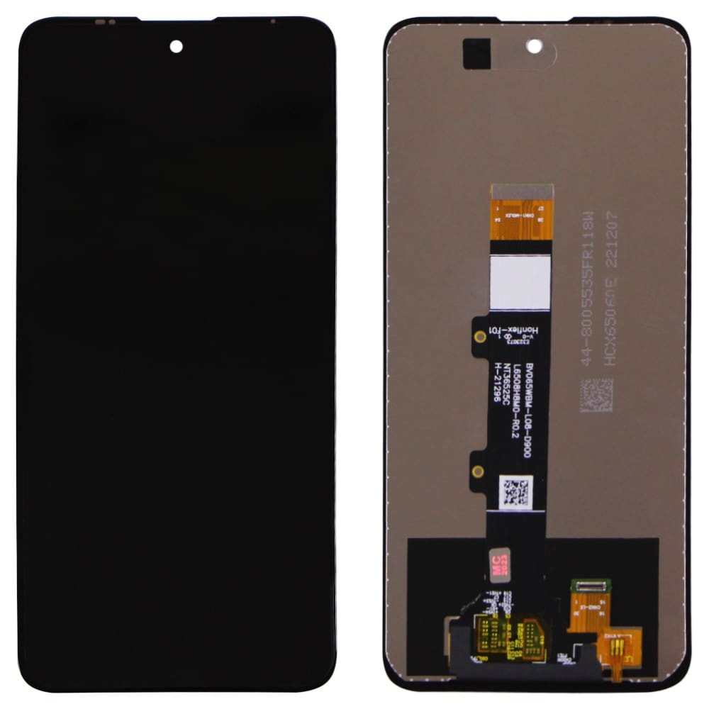 Дисплей для Motorola XT2159 Moto E40/ XT2158 Moto E30, з тачскріном в зборі, колір чорний фото 1