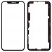 Скло з рамкою + OCA плівка для iPhone XS (5.8), колір чорний миниатюра 1