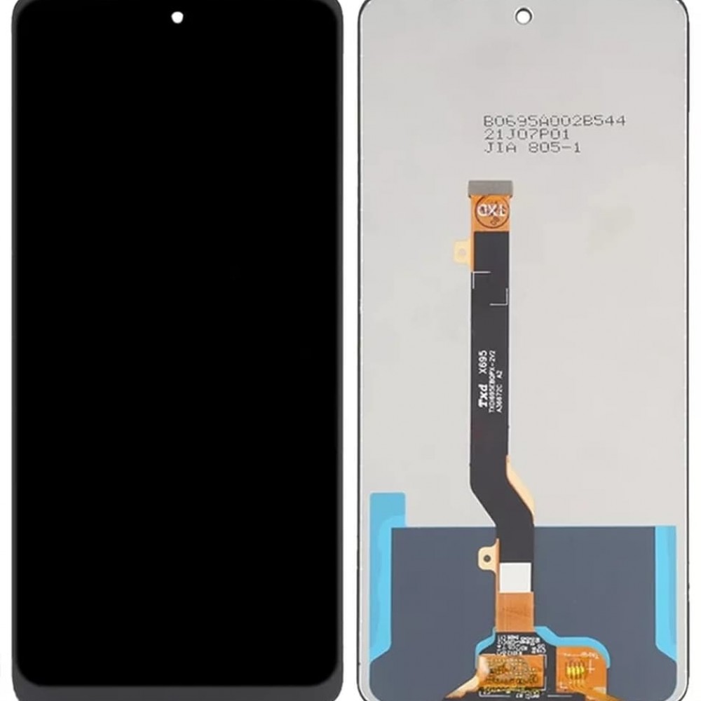 Дисплей для Tecno Spark 8 Pro (KG8), с тачскрином, черный фото 1