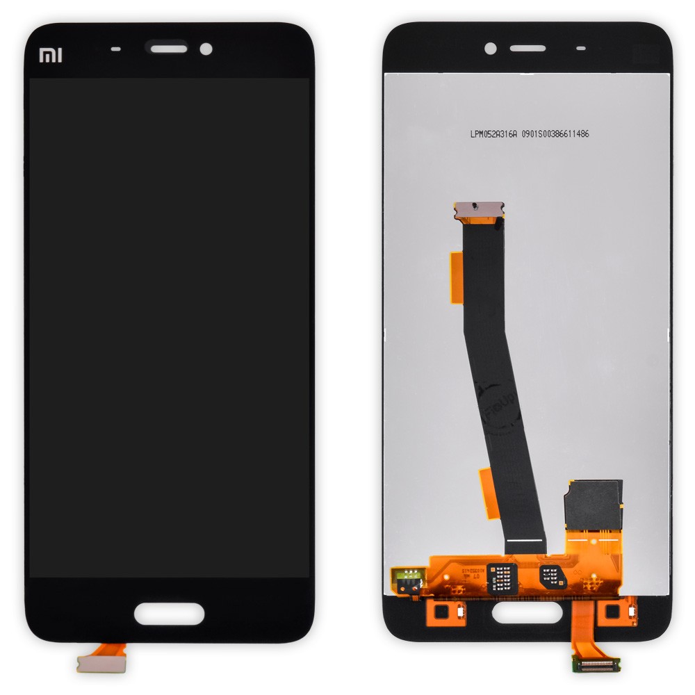 Дисплей для Xiaomi Mi5, Mi5 Pro с тачскрином в сборе, цвет черный, Orig PRC фото 1