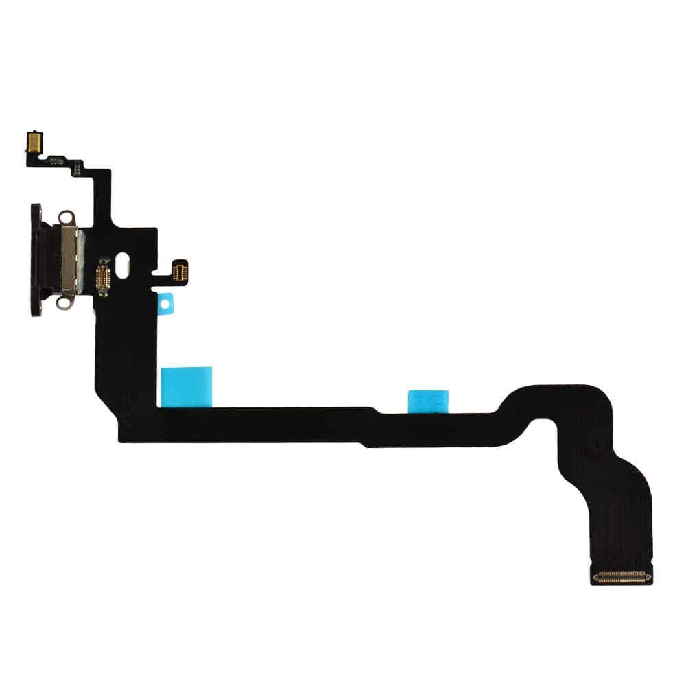 Шлейф із роз'ємом зарядки для iPhone X (5.8), колір space grey фото 2