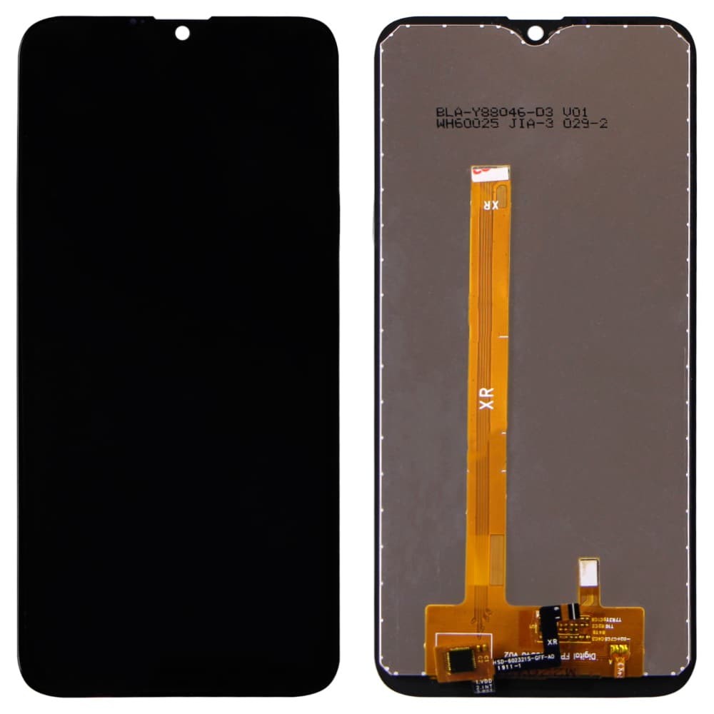 Дисплей для Doogee X90, Y8C з тачскріном в зборі, колір чорний фото 1