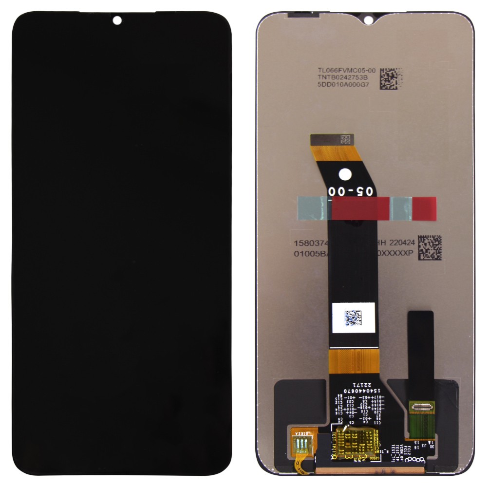Дисплей для Xiaomi Poco M5/Poco M4 5G/ Redmi 10 5G (Rev 05-00), з тачскріном в зборі, колір чорний, оригінал, уцінка фото 1