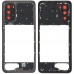 Средняя часть корпуса для Motorola Moto G82 XT2225, со стеклом камеры, цвет серый миниатюра 1