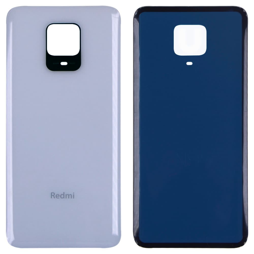 Задняя крышка для Xiaomi Redmi Note 9S, цвет белый фото 1