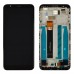 Дисплей для Meizu M8C с тачскрином и рамкой в сборе, цвет черный, оригинал миниатюра 1