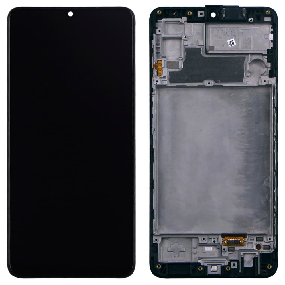 Дисплей для Samsung M225 Galaxy M22, с тачскрином и рамкой в сборе, цвет черный, оригинал Китай фото 1