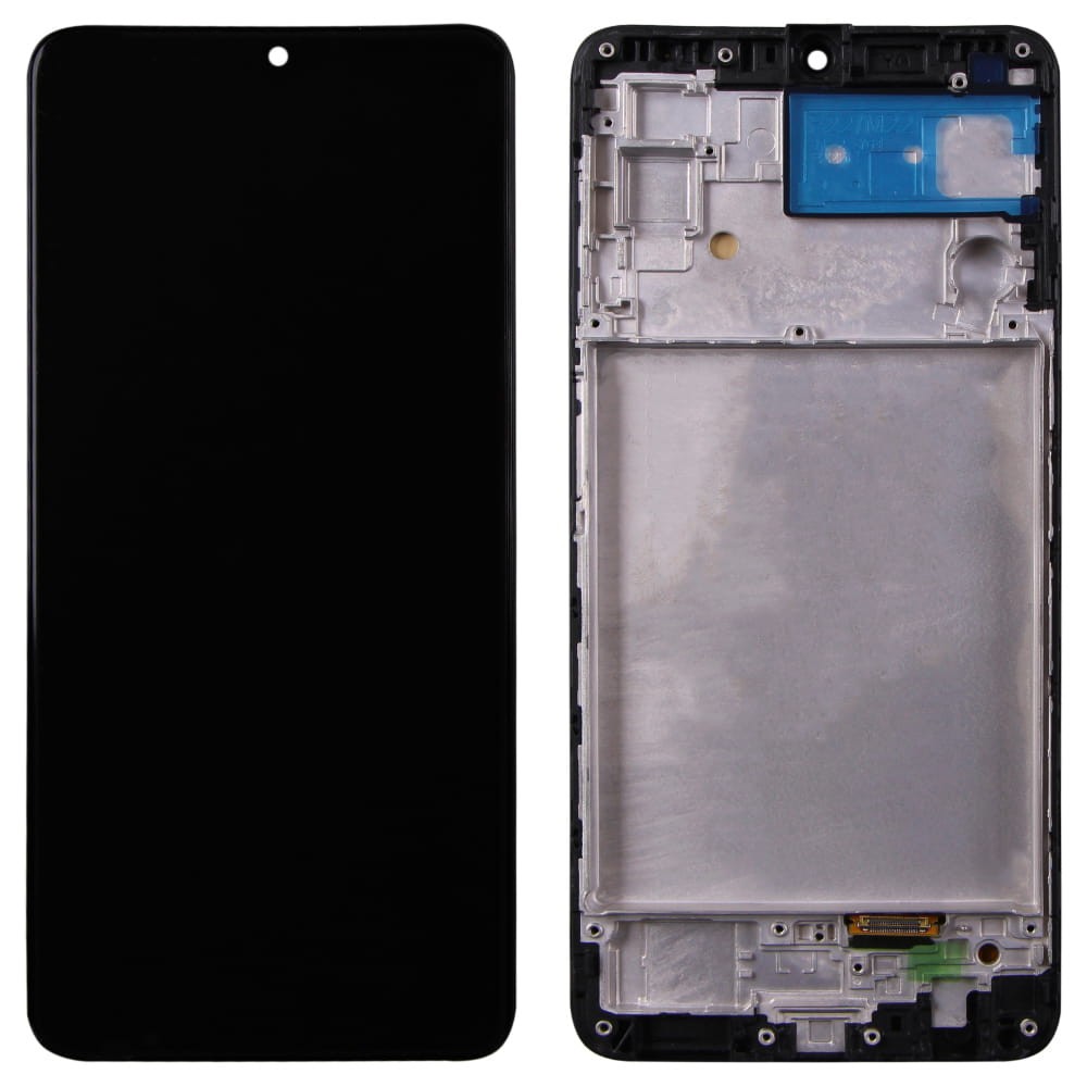 Дисплей для Samsung M225 Galaxy M22, с тачскрином и рамкой в сборе, цвет черный, OLED фото 1