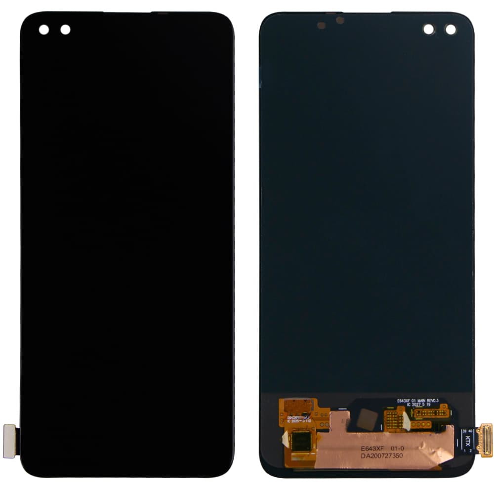Дисплей для Oppo A93 4G/Reno 4/Reno 4 Lite (CPH2121/CPH2123/CPH2113/CPH2125), с тачскрином, черный, OLED фото 1