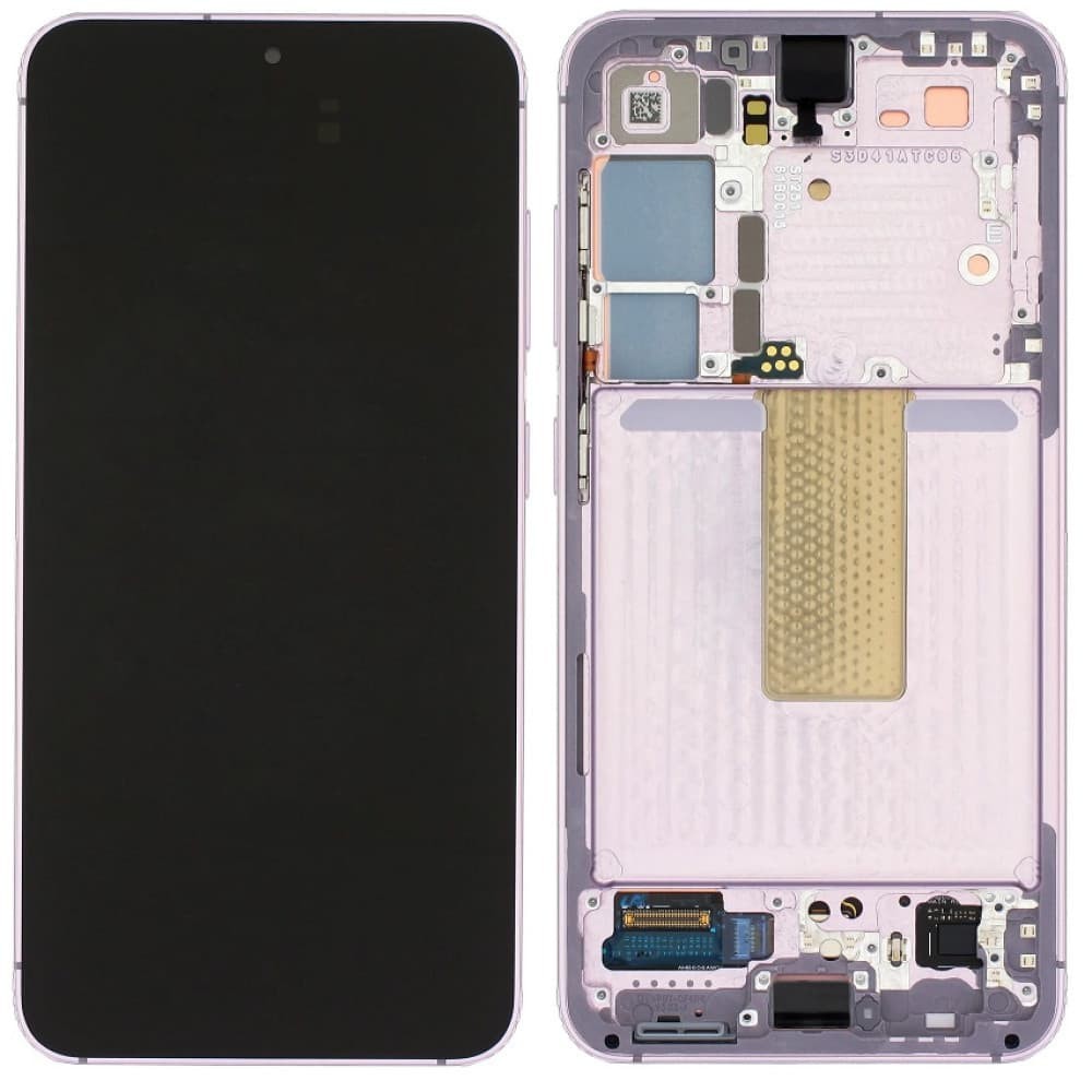 LCD Samsung S911 Galaxy S23 2023 (GH82-30480D) + Touchscreen with Frame (light pink) Service Original фото 1 Дисплей для Samsung S911 Galaxy S23 2023 (GH82-30480D), с тачскрином и рамкой в сборе, цвет розовый, сервисный оригинал фото 1