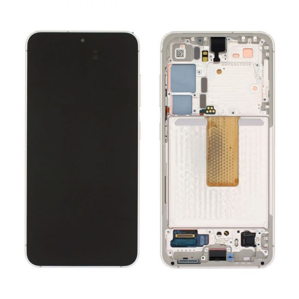 LCD Samsung S911 Galaxy S23 2023 (GH82-30480B) + Touchscreen with Frame (beige) Service Original фото 1 Дисплей для Samsung S911 Galaxy S23 2023 (GH82-30480B), с тачскрином и рамкой в сборе, цвет бежевый, сервисный оригинал фото 1
