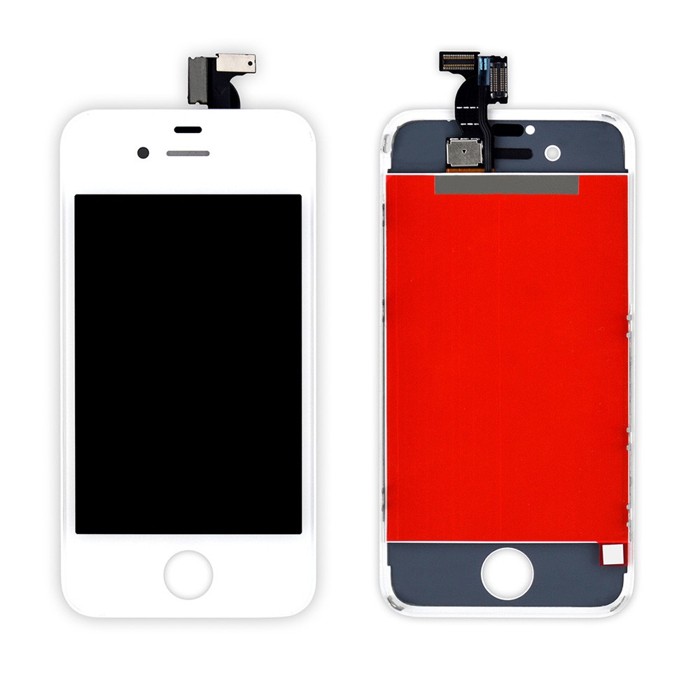 Дисплей iPhone 4 с тачскрином в сборе, цвет белый, Китай высокого качества, TEST OK фото 1