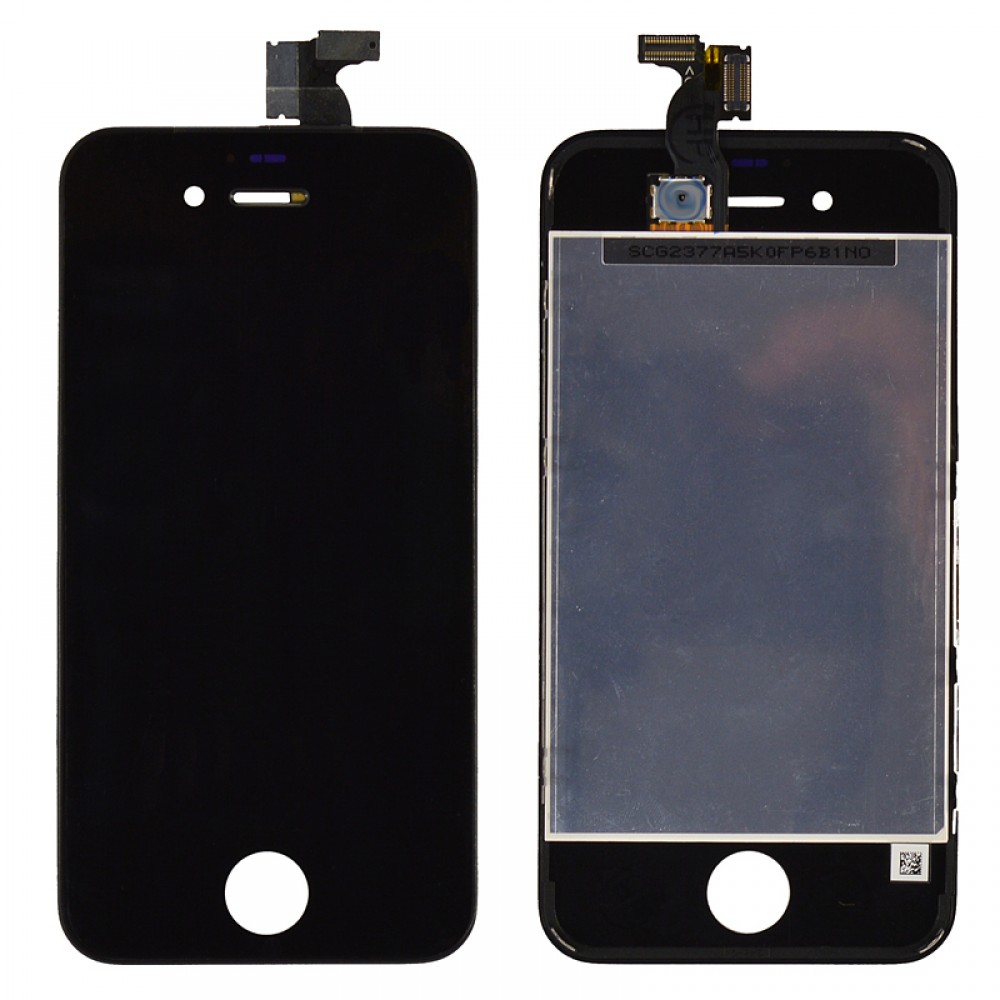 Дисплей iPhone 4 с тачскрином в сборе, цвет черный, TEST OK, Китай высокого качества фото 2