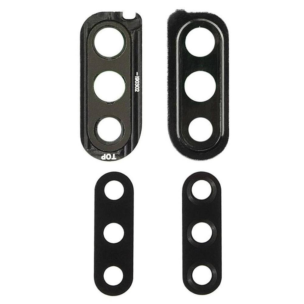 Скло камери для Samsung M305 Galaxy M30 2019, з рамкою, колір чорний фото 1