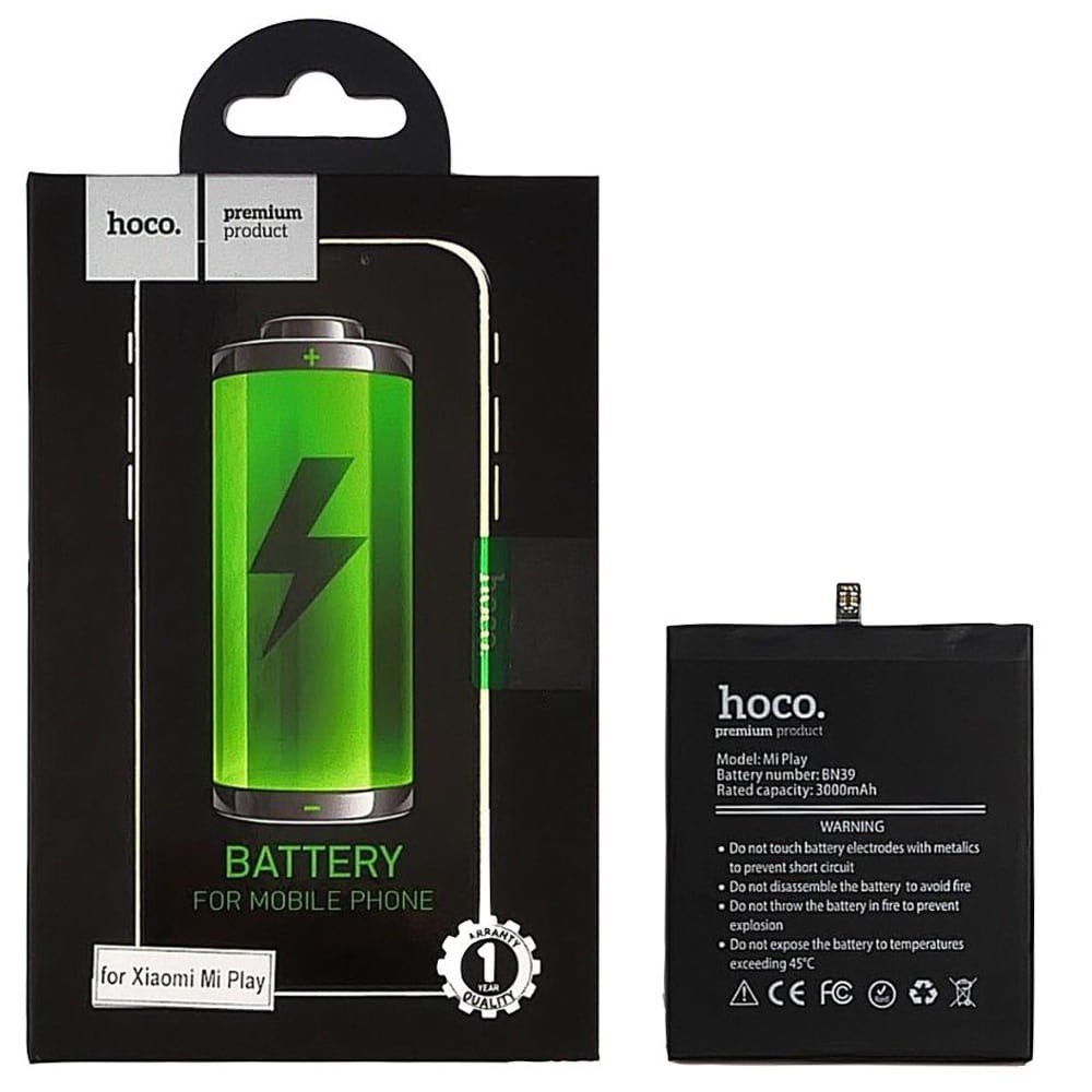 Акумулятор BN39 для Xiaomi Mi Play, HOCO 3000mAh фото 1
