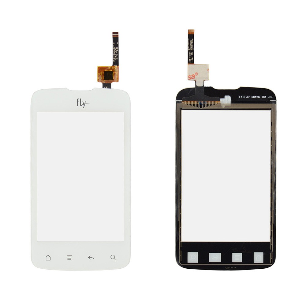 Тачскрин Fly iQ238, цвет белый, маленькая микросхема фото 1