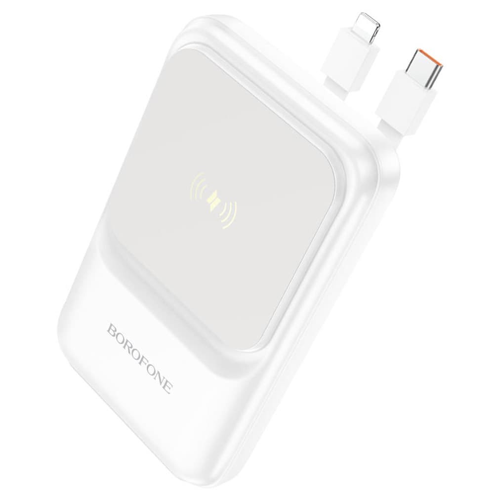 Повербанк Borofone BJ26 PD20W 10000 mAh, цвет белый фото 2