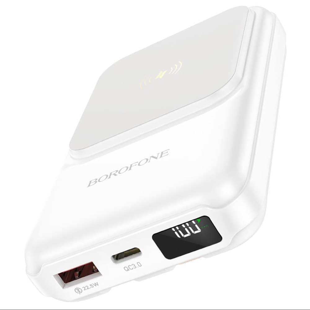 Повербанк Borofone BJ26 PD20W 10000 mAh, цвет белый фото 3