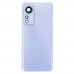 Задня кришка для Xiaomi 12/ 12X, зі склом камери, колір синій миниатюра 1