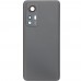 Задня кришка для Xiaomi 12/ 12X, зі склом камери, колір сірий миниатюра 1