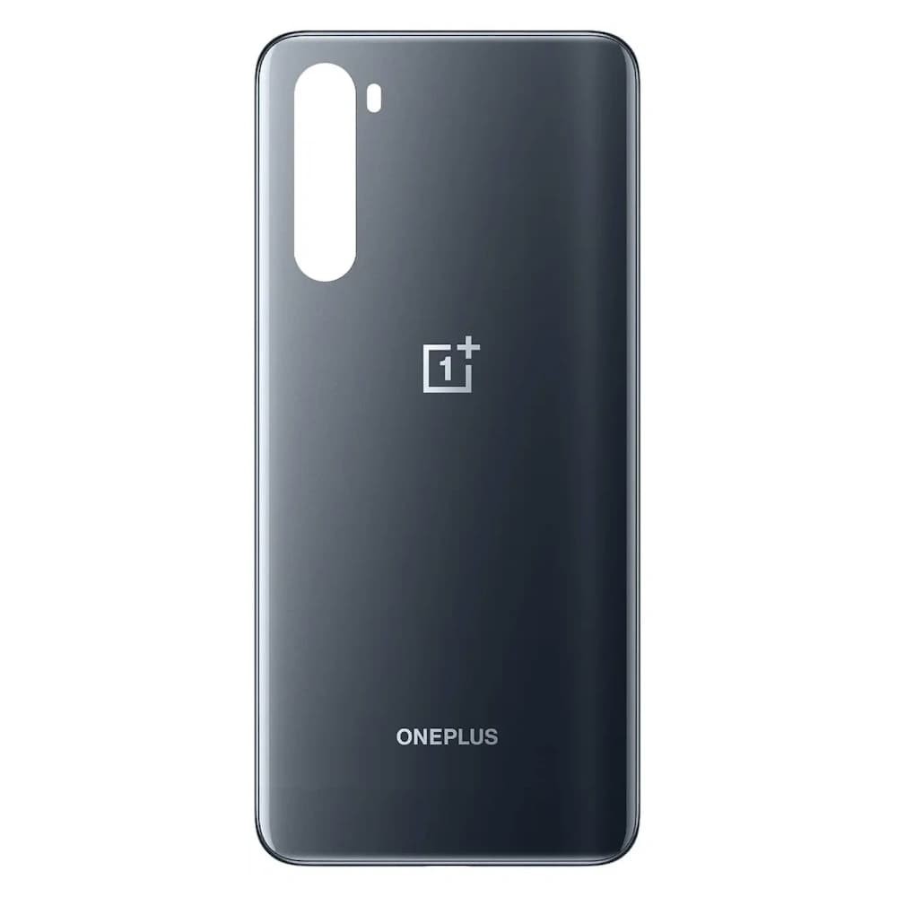 Задняя крышка для OnePlus Nord, со стеклом камеры, цвет серый фото 1