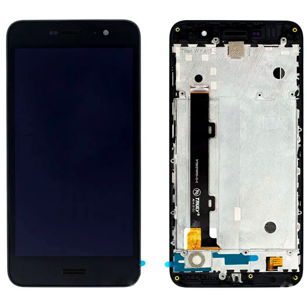 Дисплей Huawei Y6 Pro, Enjoy 5 (TIT-AL00, TIT-U02) с тачскрином и рамкой в сборе, цвет черный фото 1