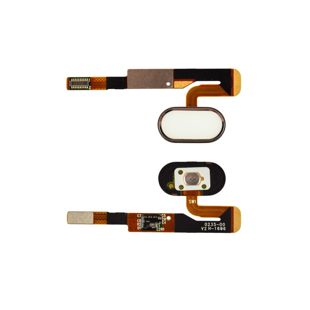 Шлейф для Meizu Pro 6 с внешней кнопкой Home, цвет белый фото 1