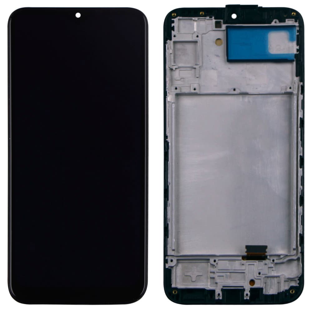 Дисплей для Samsung A245F Galaxy A24 2023, з тачскріном і рамкою в зборі, колір чорний, OLED small LCD фото 1