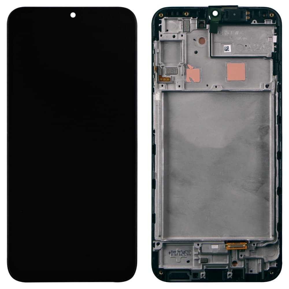 Дисплей для Samsung A245F Galaxy A24 2023 (GH82-31240A), з тачскріном і рамкою в зборі, колір чорний, сервісний оригінал фото 1