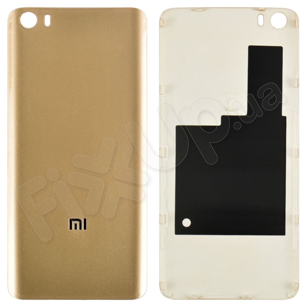 Задняя крышка для Xiaomi Mi5, цвет золотой фото 1