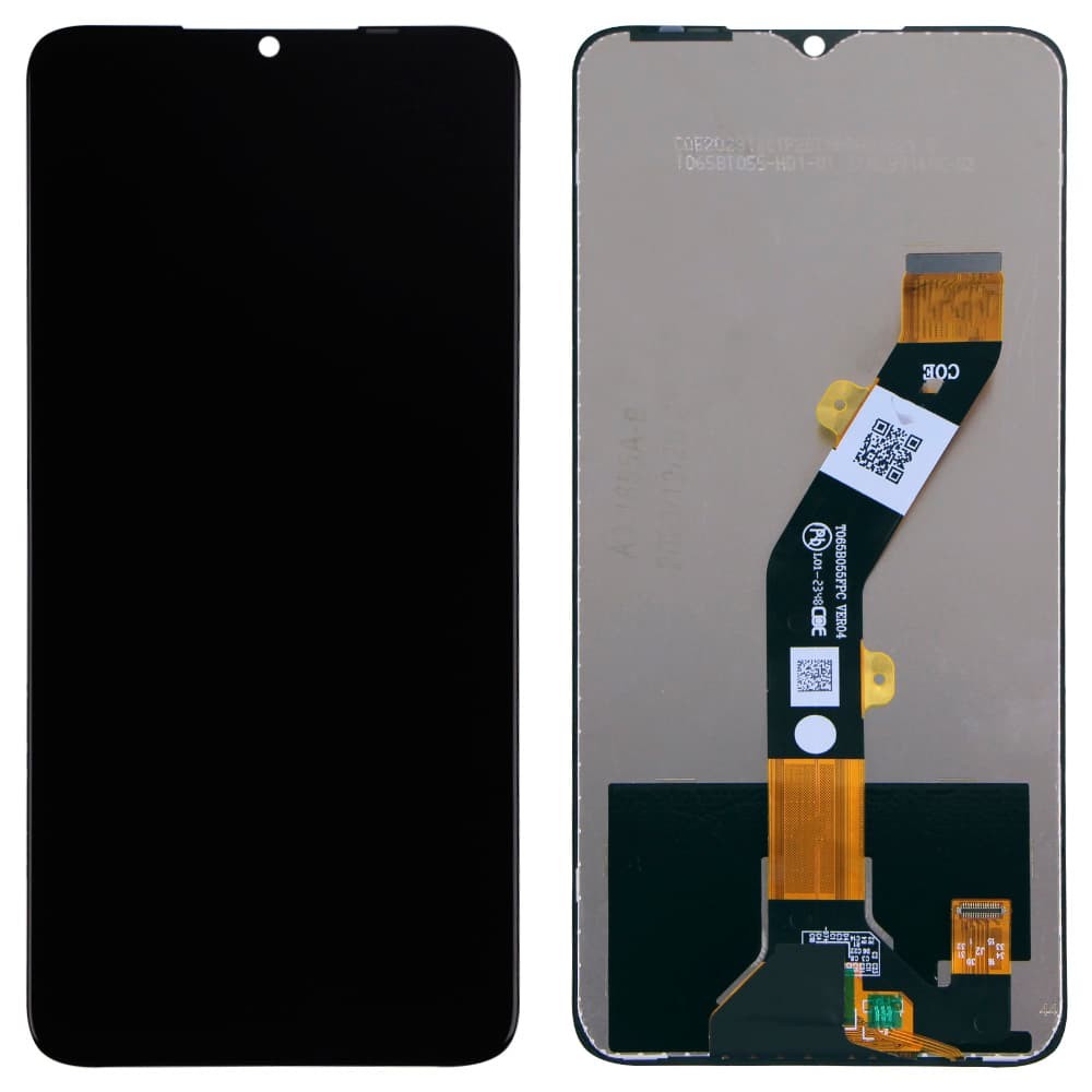 Дисплей для ZTE Blade A54/ Blade A34, с тачскрином в сборе, цвет черный, уценка фото 1