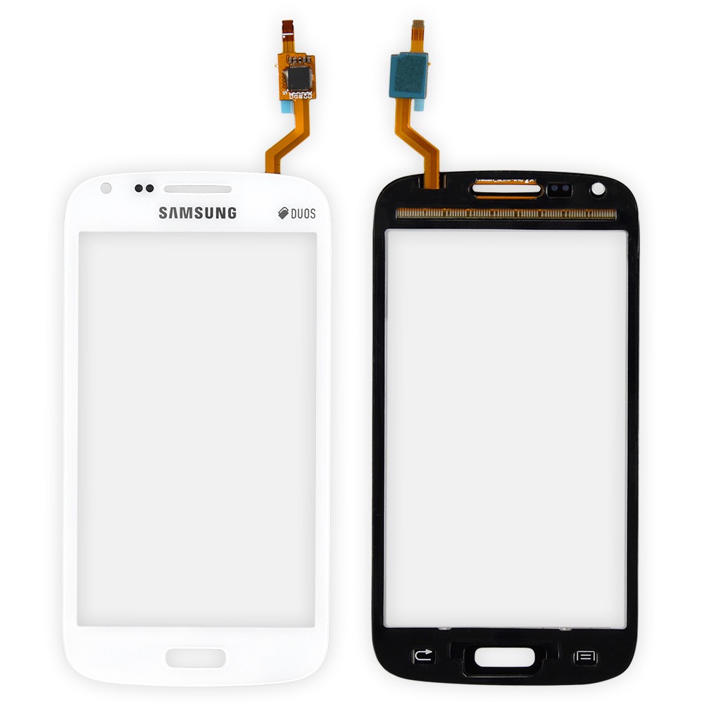 Тачскрин Samsung i8262, колір білий, маленька мікросхема фото 1