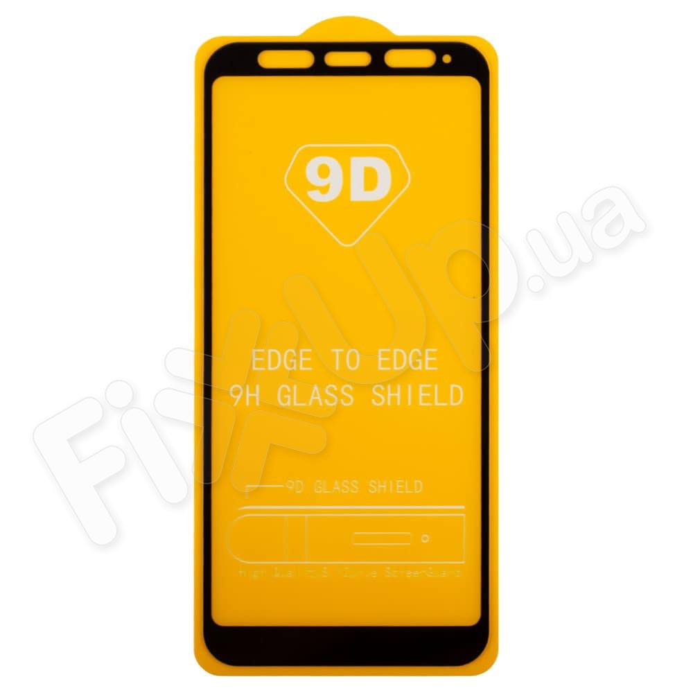 Защитное стекло для Samsung A605 Galaxy A6 Plus 2018 3D, цвет черный фото 1