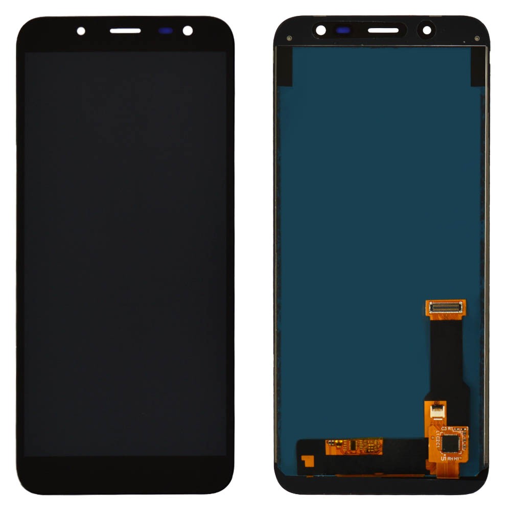 LCD Samsung J600H/DS Galaxy J6 (2018) + Touchscreen (black) IPS (TFT) Уценка фото 1 Дисплей для Samsung j600H/DS Galaxy J6 (2018) з тачскрином у зборі, колір чорний, IPS (TFT), уцінка фото 1