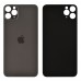 Задня кришка для iPhone 11 Pro Max, колір сірий, з великим отвором під камеру, уцінка миниатюра 1
