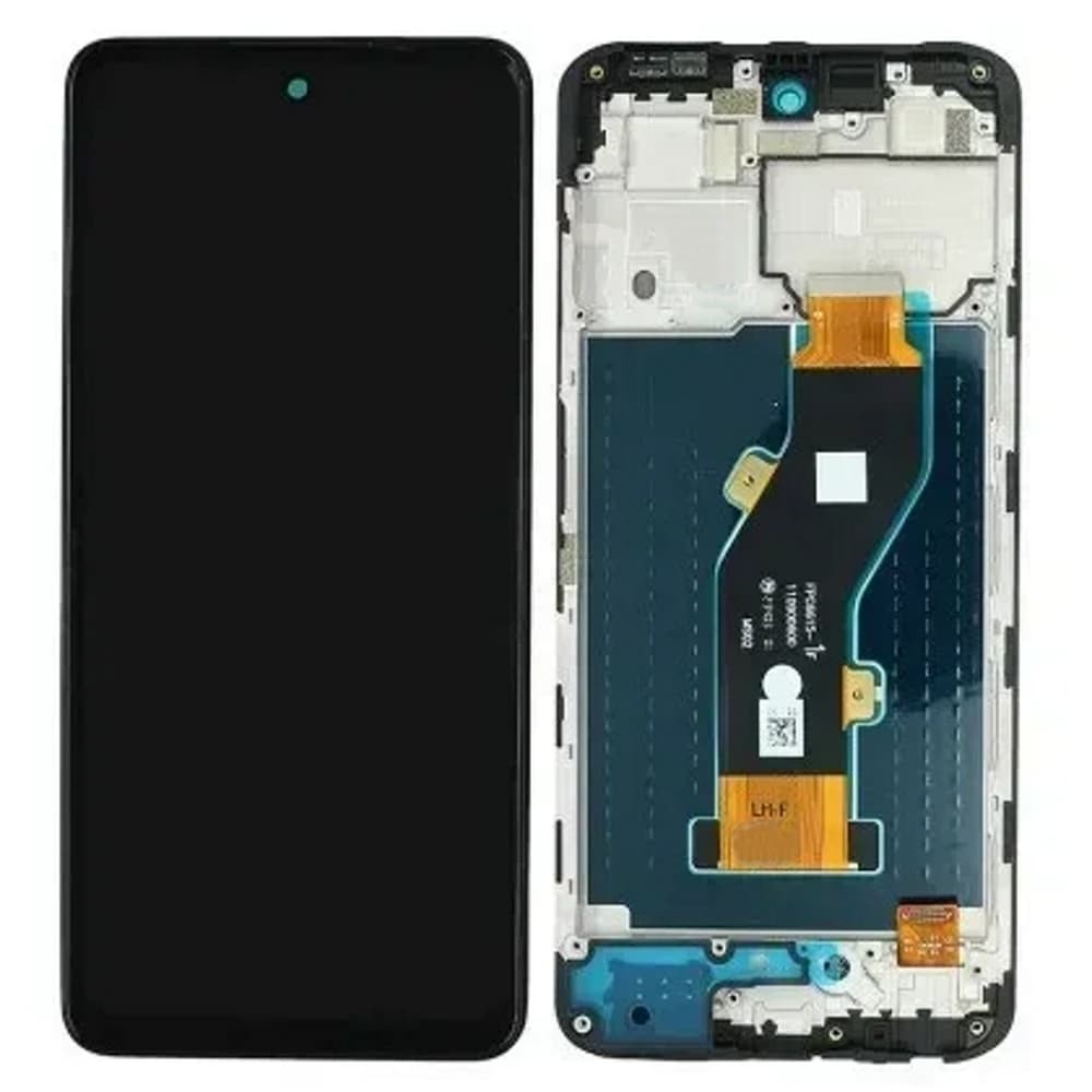 Дисплей для Infinix Smart 8 Plus (X6526), с тачскрином и рамкой, черный фото 1