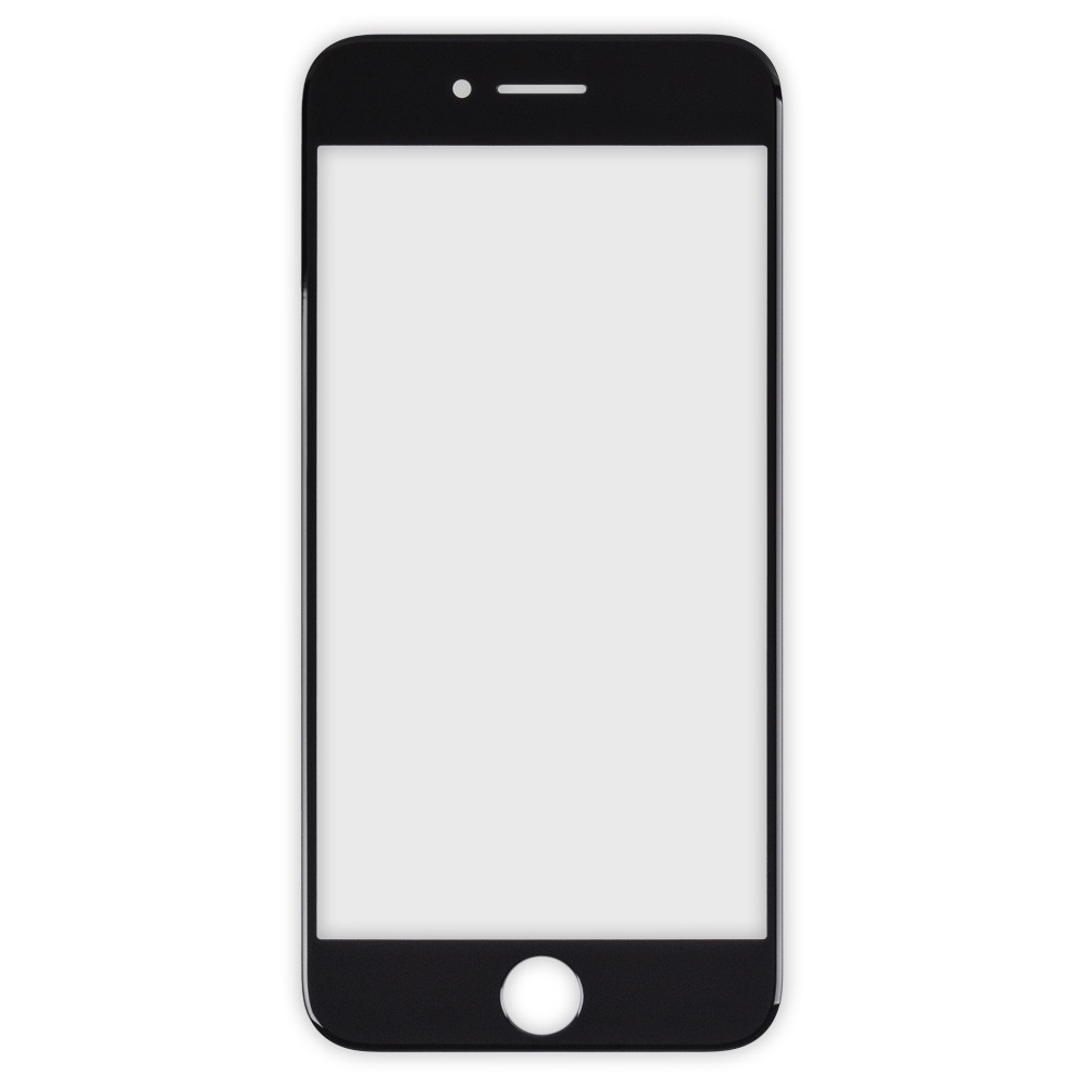 Стекло iPhone 7 (4.7), цвет черный фото 1