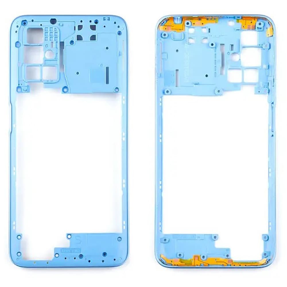 Рамка (середня частина корпуса) для Xiaomi Redmi 10, колір синій фото 1