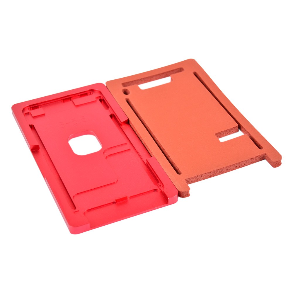 Mould LCD iPhone 8 Plus (5.5) для стекла с рамкой (форма) металлическая с ковриком фото 1 Форма металева з килимком для склеювання модулів iPhone 8 Plus для скла з рамкою фото 1