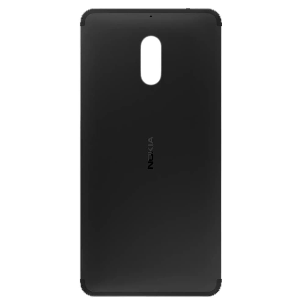 Задня кришка для Nokia 6 Dual Sim, колір чорний фото 1